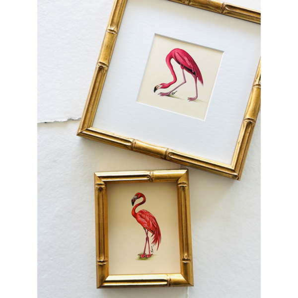 Hand-Painted Flamingo Miniature, Rosy Rascal - Image 3