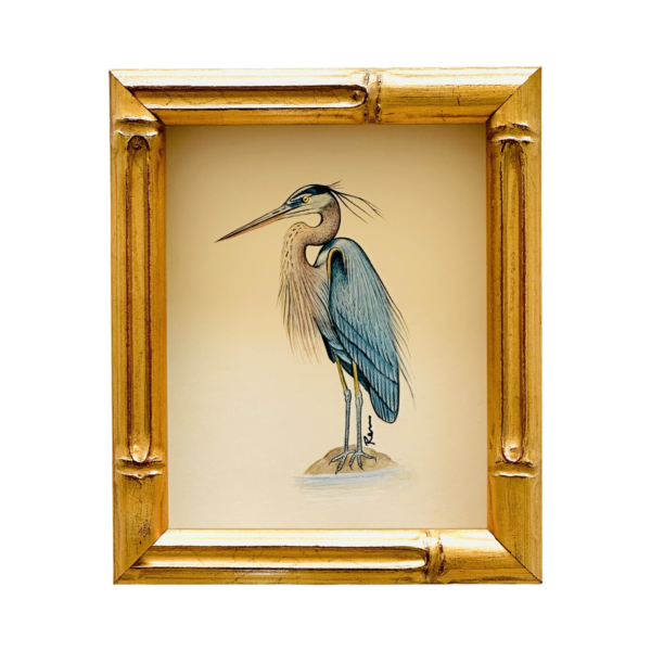 Hand-Painted Heron Mini, Dapper - Image 2