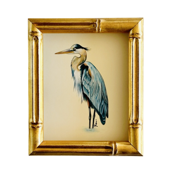 Hand-Painted Mini, Harbor Heron - Image 2