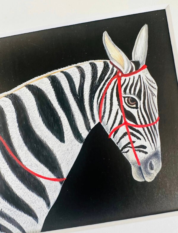 Hand-Painted Zebra Miniature - Image 2