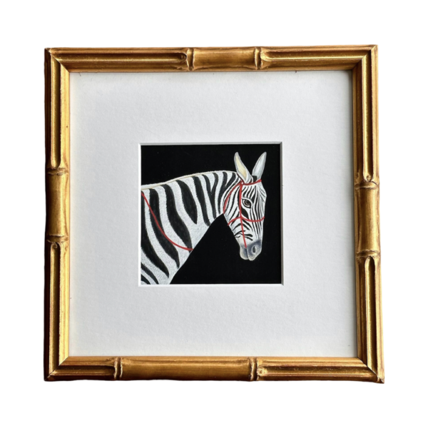 Hand-Painted Zebra Miniature