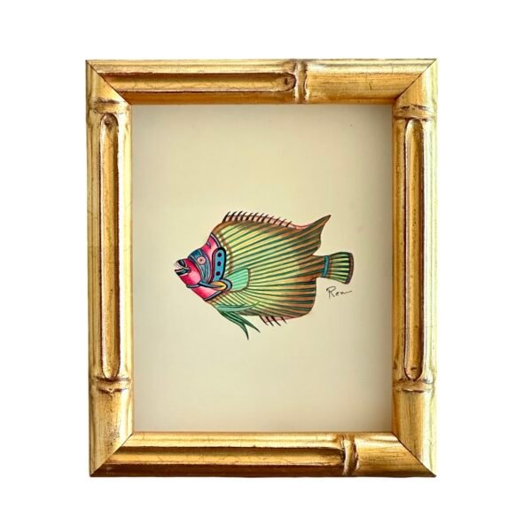 Hand-Painted Fish Mini, Rainbow Ripple