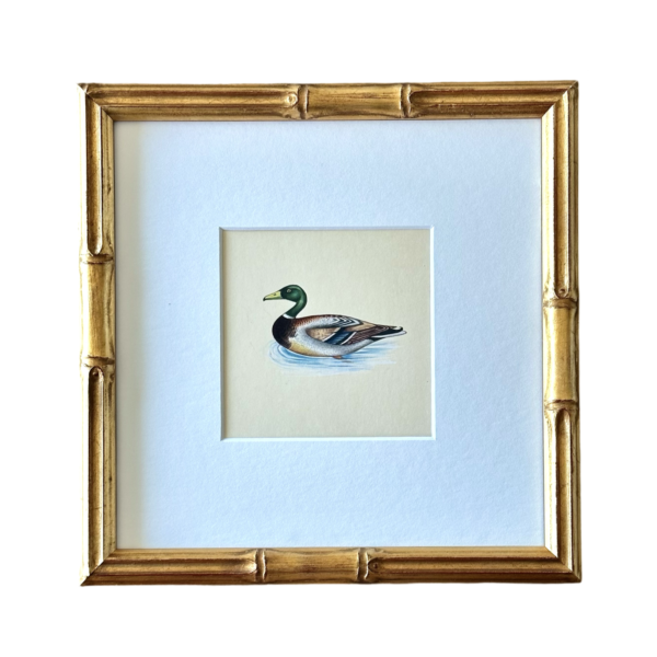 Hand-Painted Mallard Mini, Feather Floater - Image 4