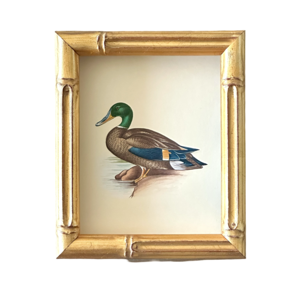 Hand-Painted Mallard Mini, Merry Mallard