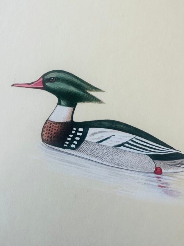 Hand-Painted Mallard Miniature, Majestic Marshwalker - Image 2