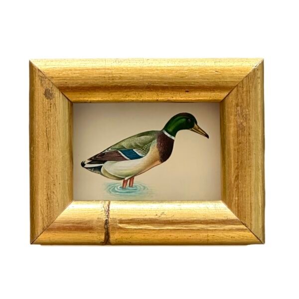 Hand-Painted Mallard Mini,  Green Gleam