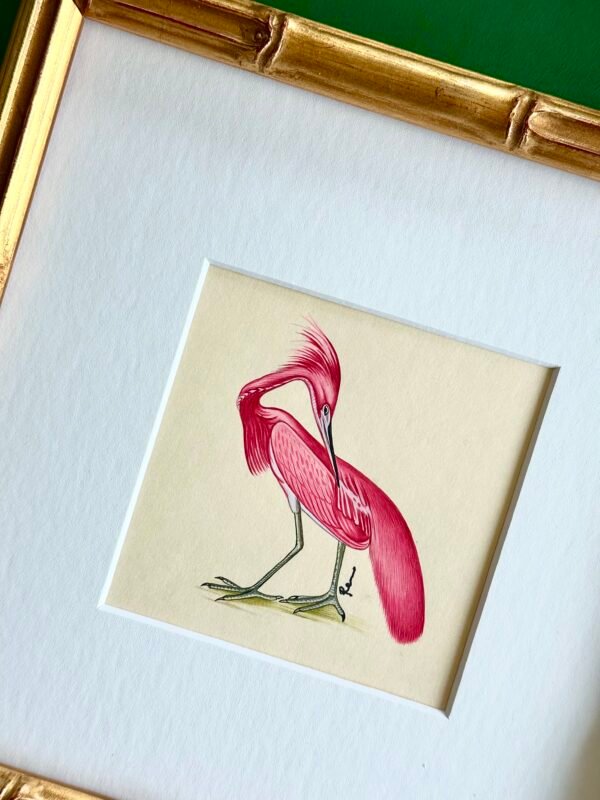 Hand-Painted Heron Miniature, Rosie - Image 2