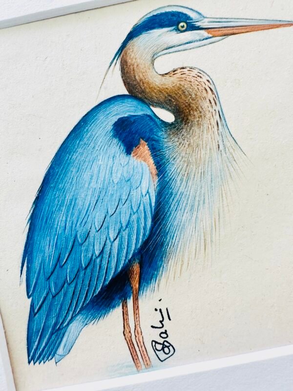 Hand-Painted Heron Mini, Skipper - Image 3