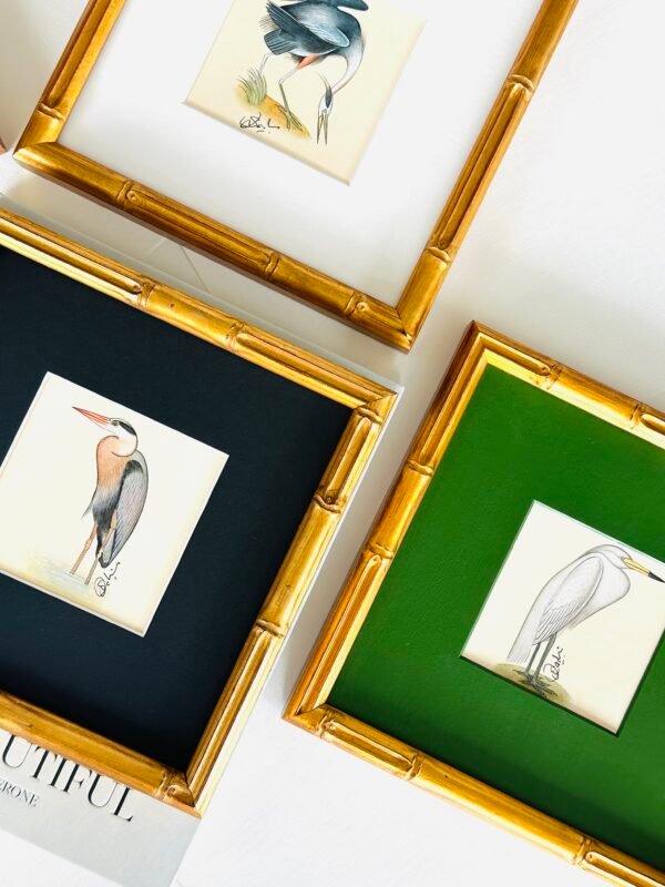 Hand-Painted Heron Painting, Gus - Image 3