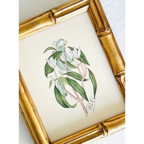 Hand-Painted Botanical Painting, Lueur - Image 3