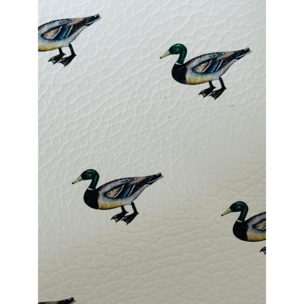 Handcrafted Leather Tray With Mallards - Image 5