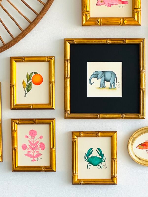 Hand-Painted Crab Painting, Lou - Image 3