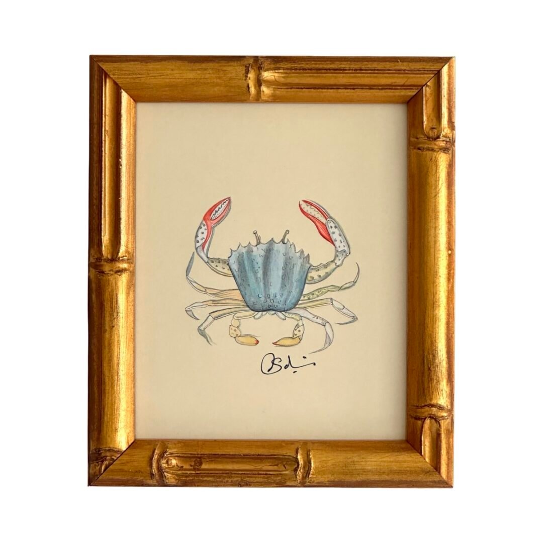 Hand-Painted Crab Painting, Snap