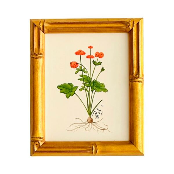 Hand-Painted Botanical Painting, Lilas et Lune