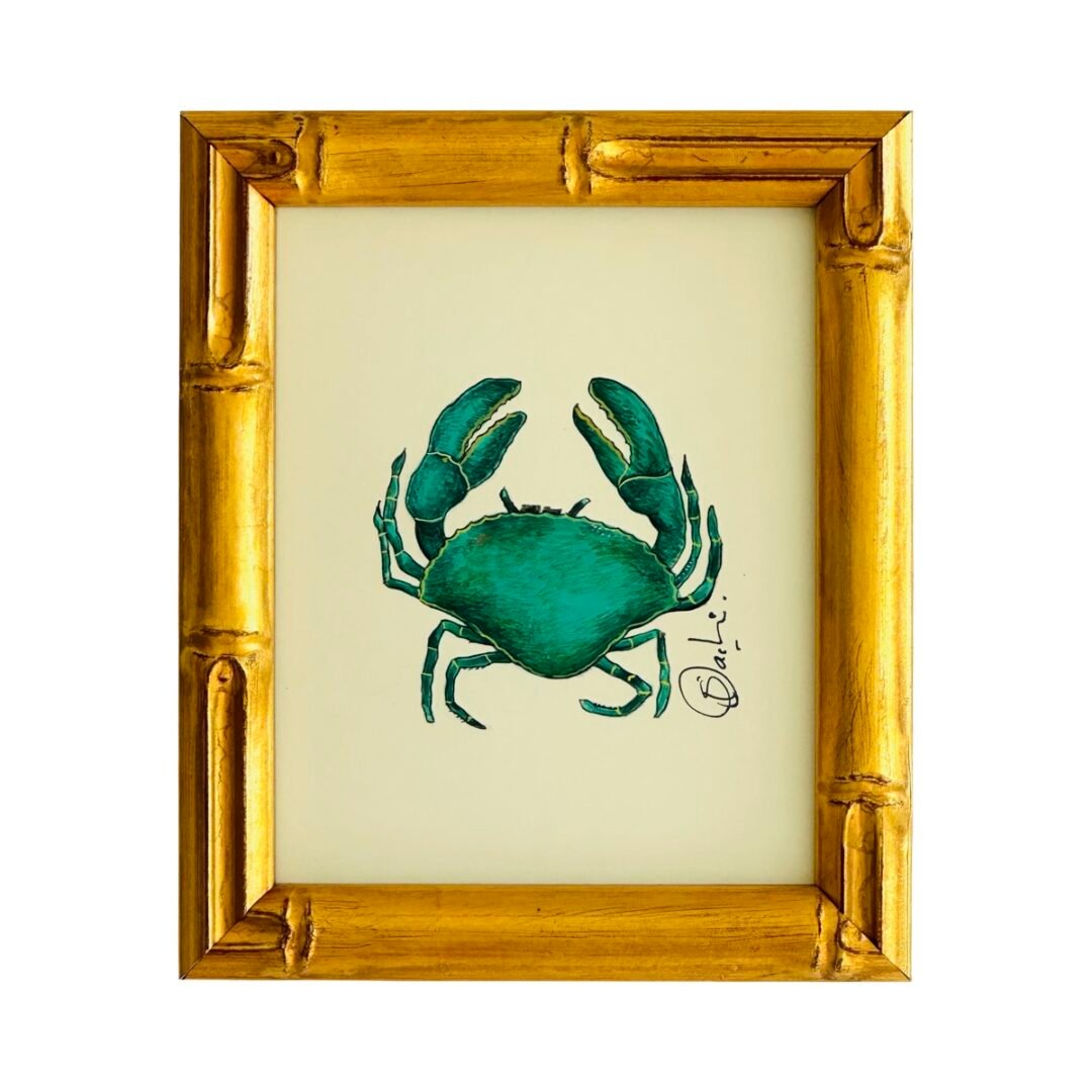Hand-Painted Crab Painting, Lou