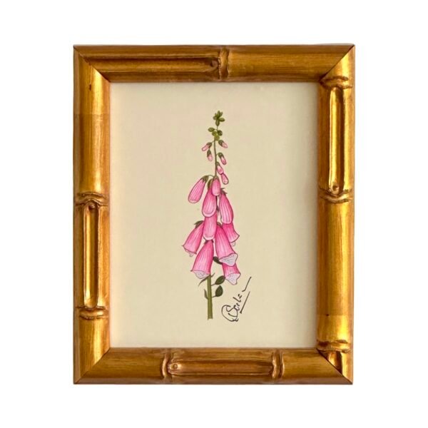 Hand-Painted Floral Painting, Petal Puff