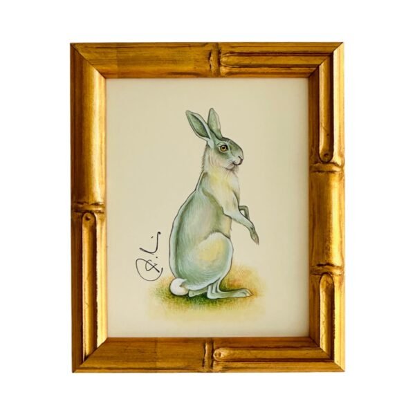 Hand-Painted Bunny Painting, Flopsy