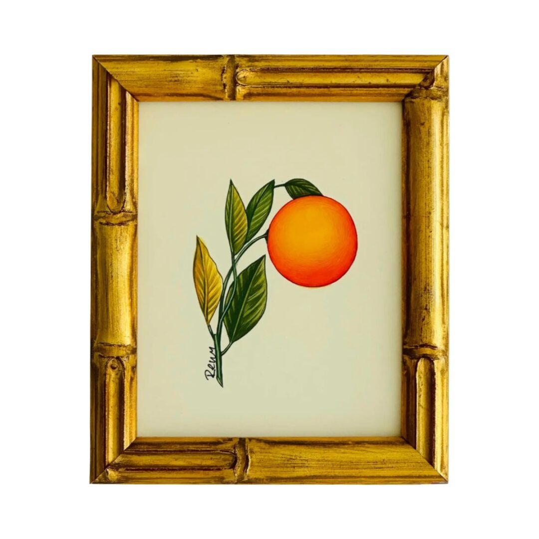 Hand-Painted Clementine Painting
