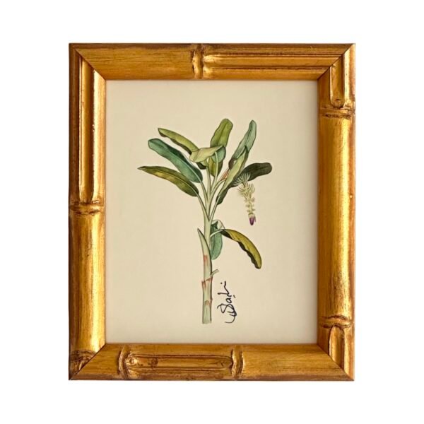 Hand-Painted Banana Palm Tree Painting