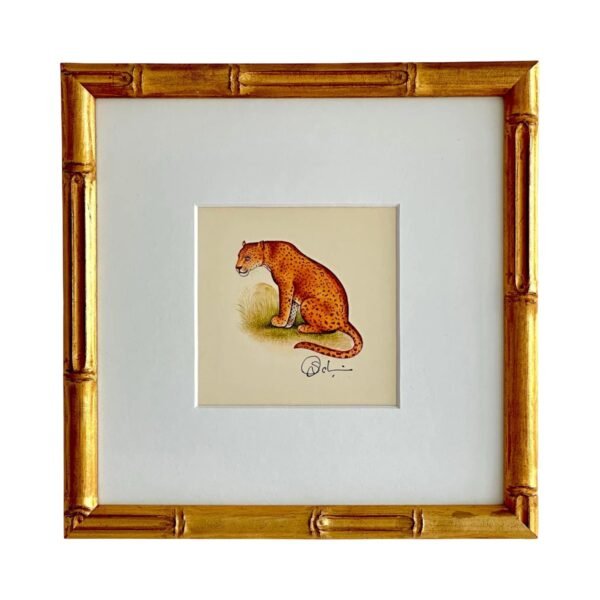 Hand-Painted Cheetah Painting, Dotty