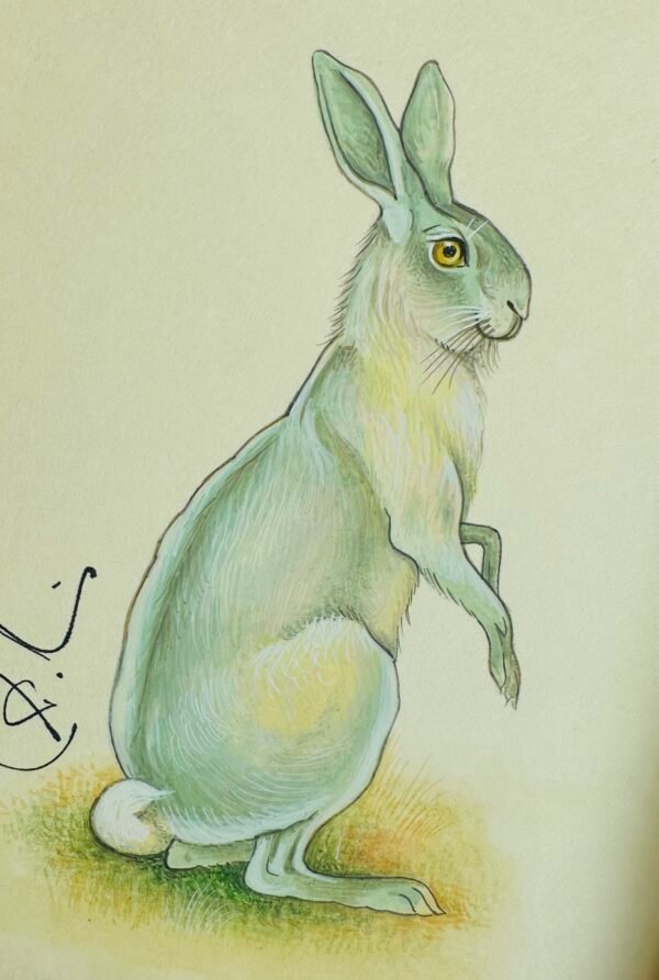 Hand-Painted Bunny Painting, Flopsy - Image 2