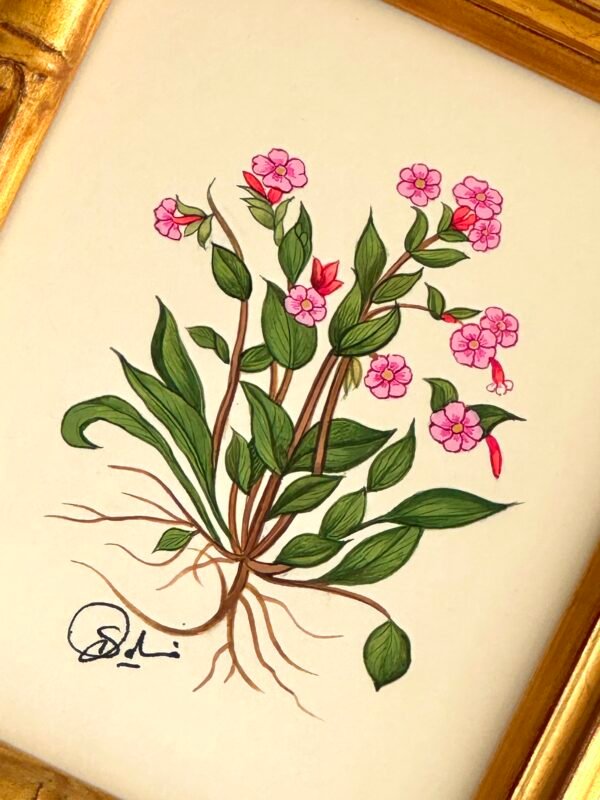 Hand-Painted Botanical Painting, Belle Botanique - Image 2