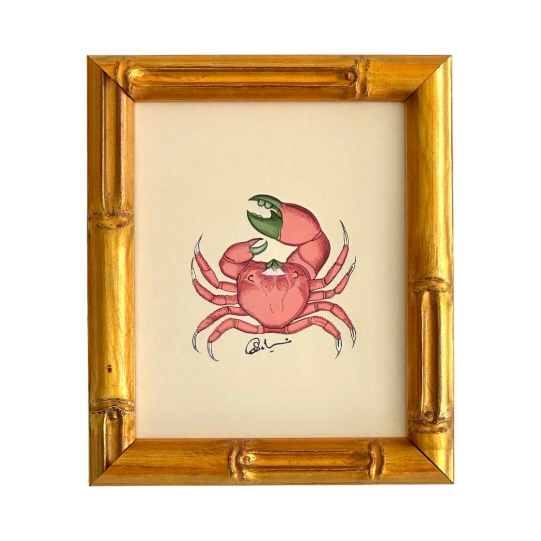 Hand-Painted Crab Painting, Shelby