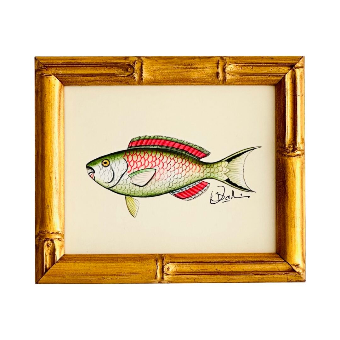 Hand-Painted Fish Painting, Gumdrop