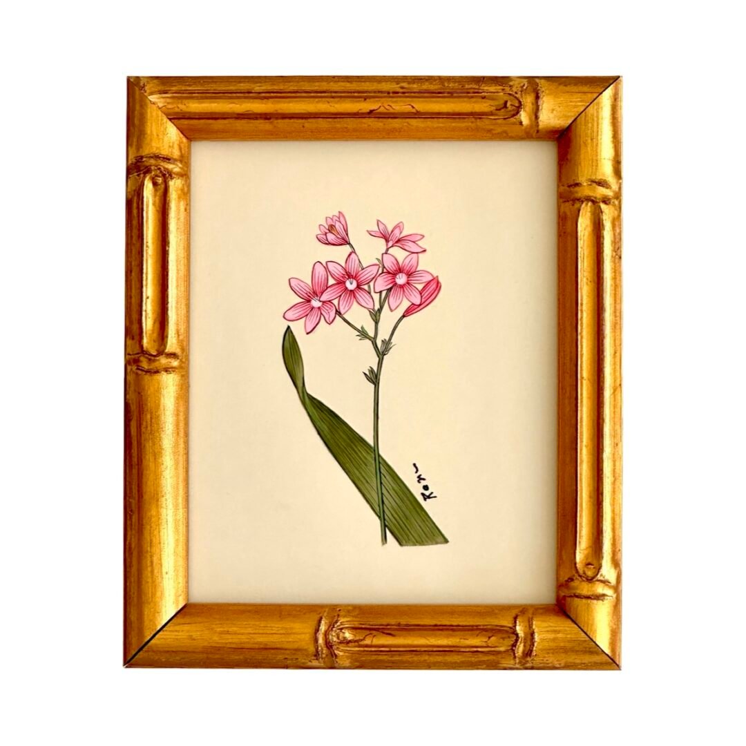 Hand-Painted Floral Painting, Blushberry