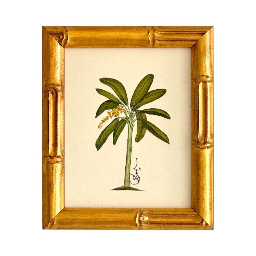 Hand-Painted Banana Palm Tree Painting