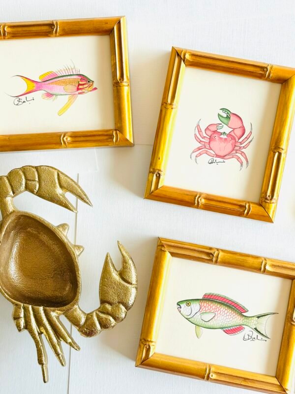 Hand-Painted Fish Painting, Gumdrop - Image 3