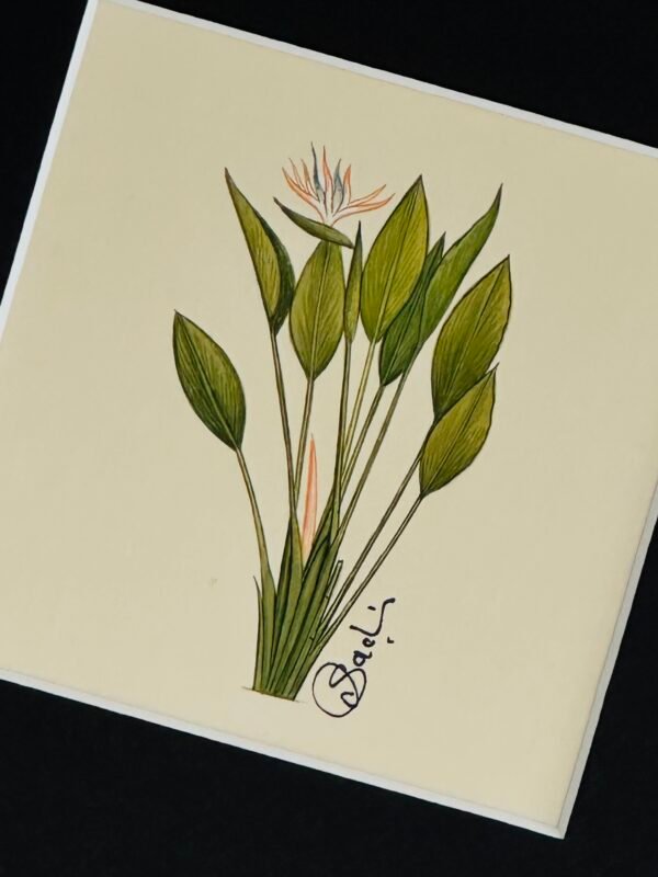 Hand-Painted Bird of Paradise Painting - Image 2