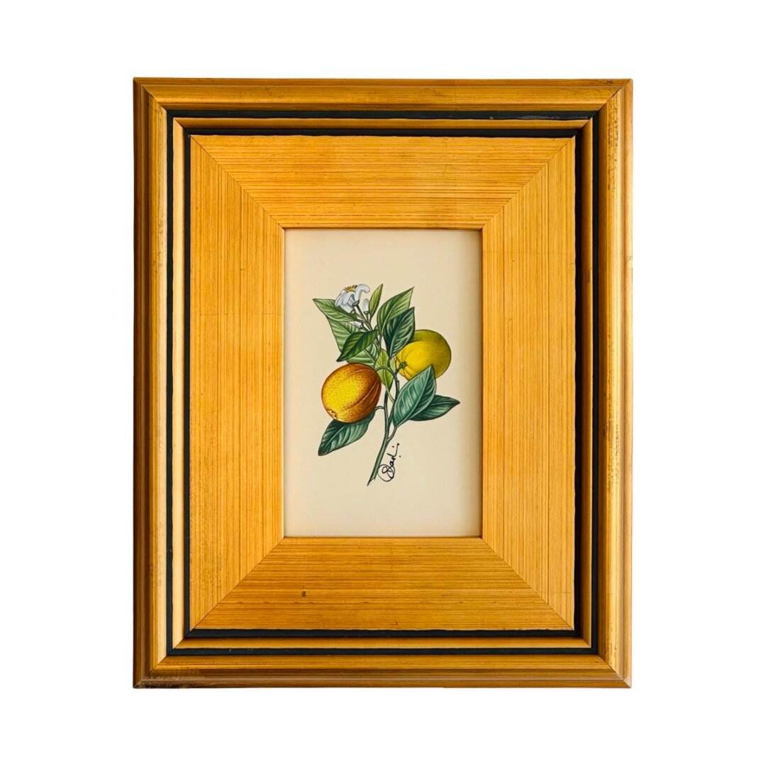 Hand-Painted Lemon Painting