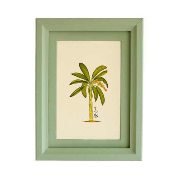 Hand-Painted Banana Palm Tree Painting