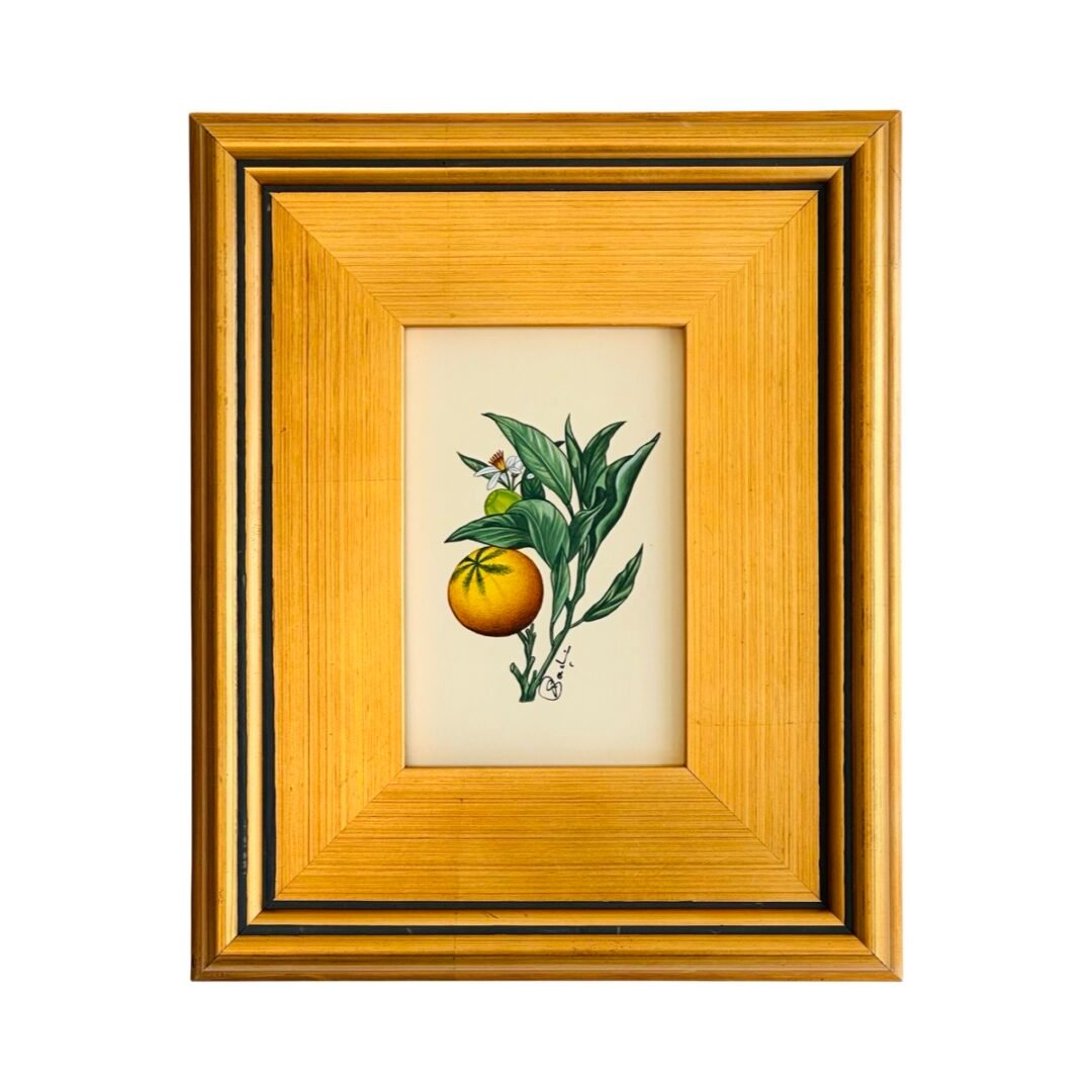 Hand-Painted Lemon Painting