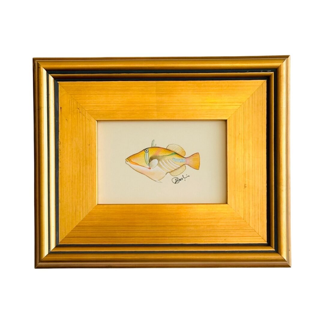 Hand-Painted Fish Painting, Sunny