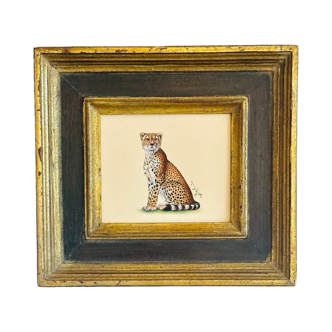 Hand-Painted Leopard Painting