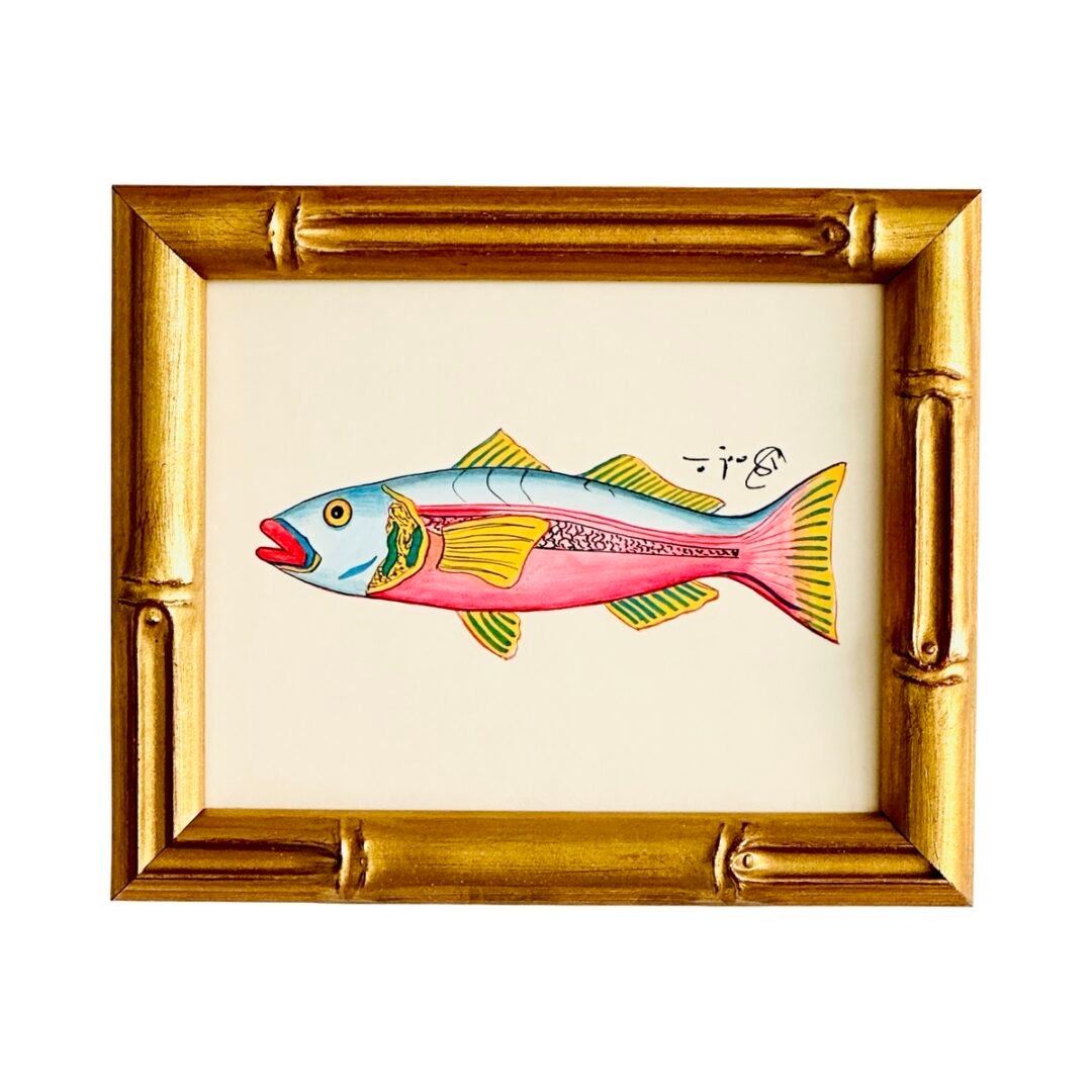 Hand-Painted Fish Painting, Sugar