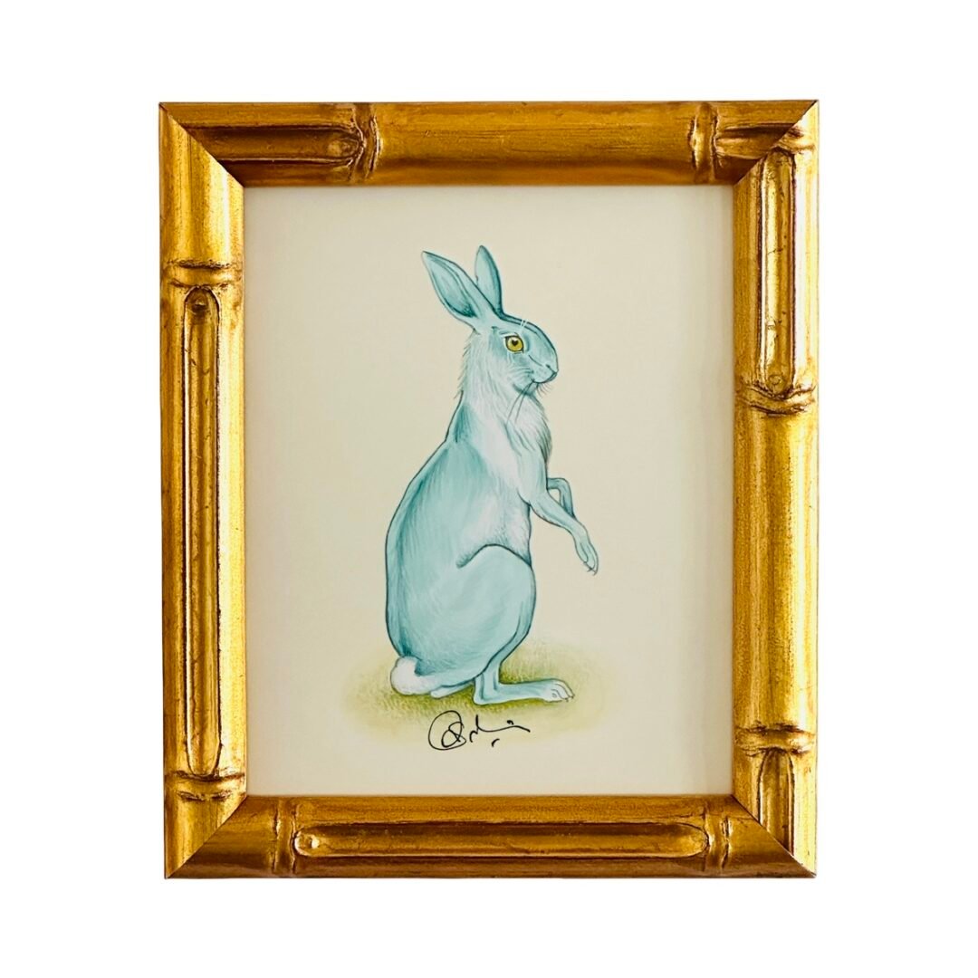 Hand-Painted Bunny Painting, Mopsy