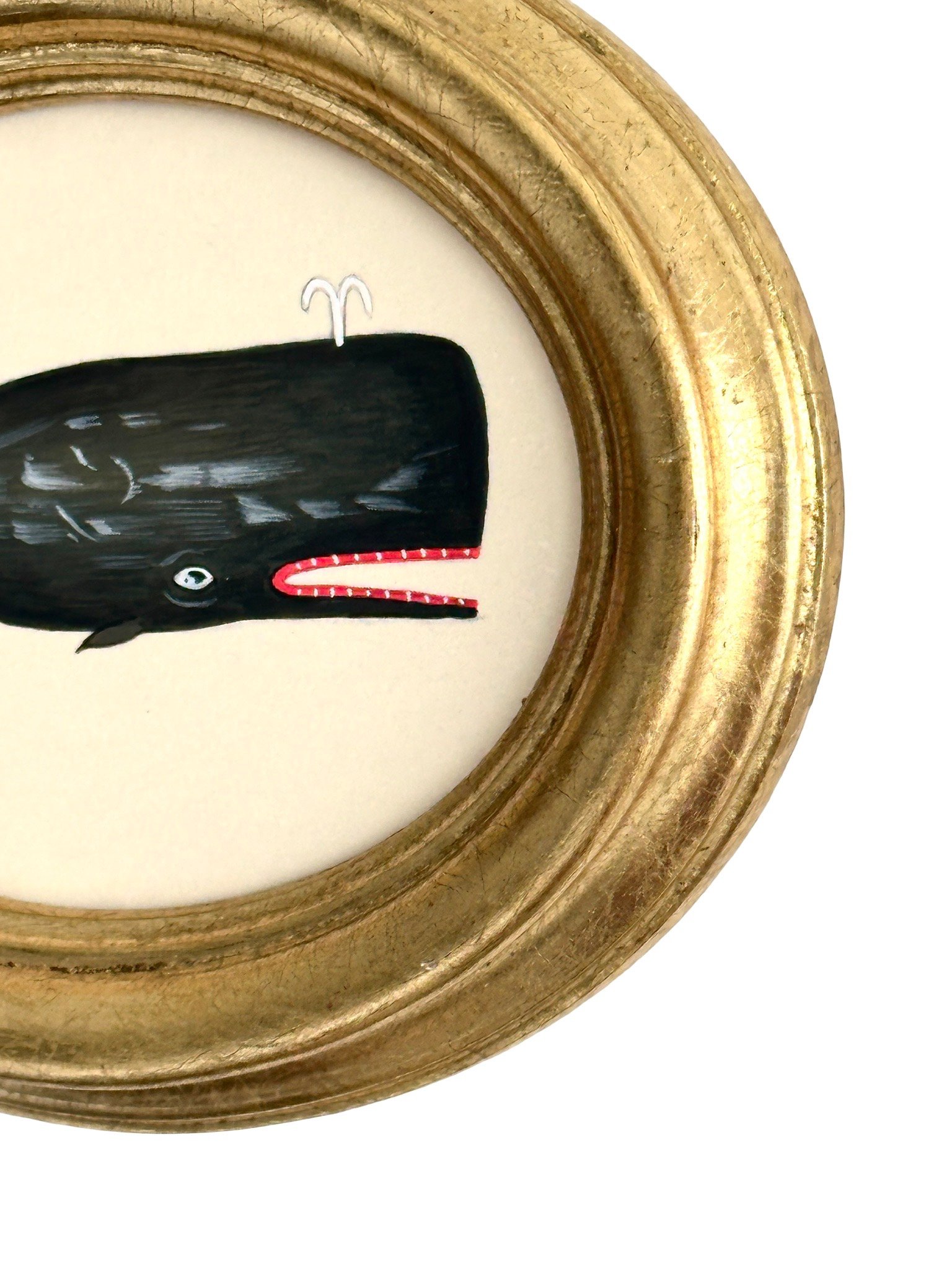 Hand-Painted Baby whale Painting, Pip - Image 4