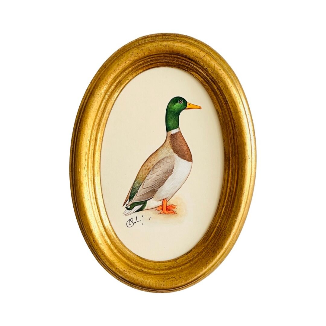 Hand-Painted Mallard Painting, Waddleton