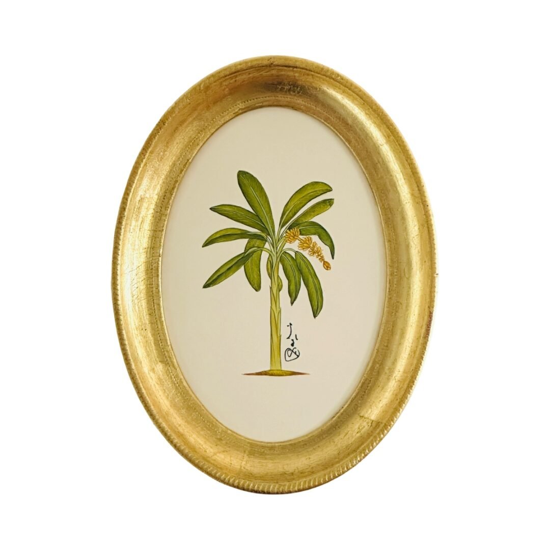 Hand-Painted Banana Palm Tree Painting
