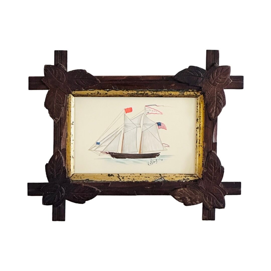 Hand-Painted Sailboat Painting, Little Mariner