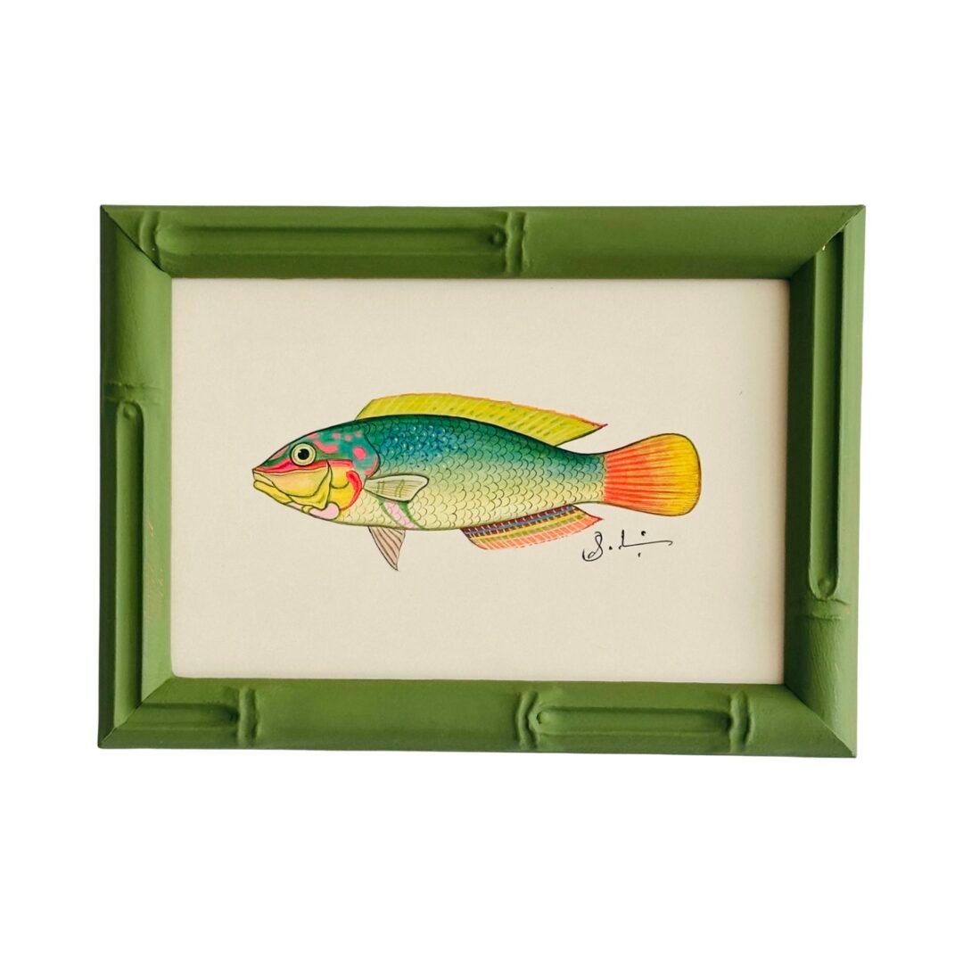 Hand-Painted Fish Painting, Nori