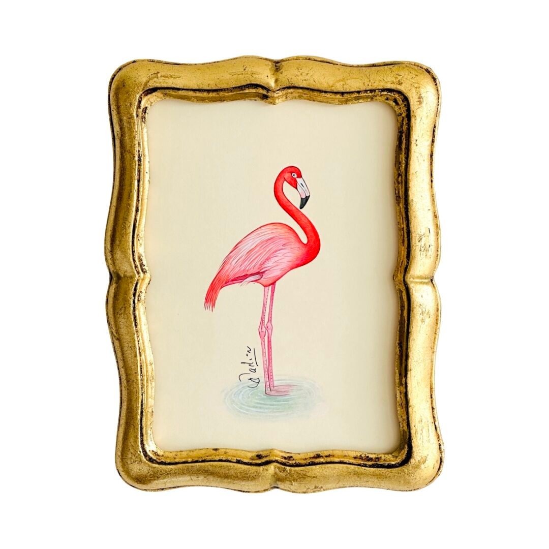 Hand-Painted Flamingo, Tilly