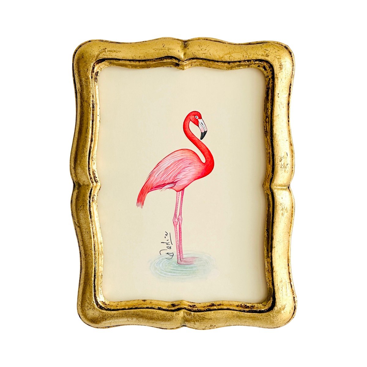 Hand-Painted Flamingo, Tilly
