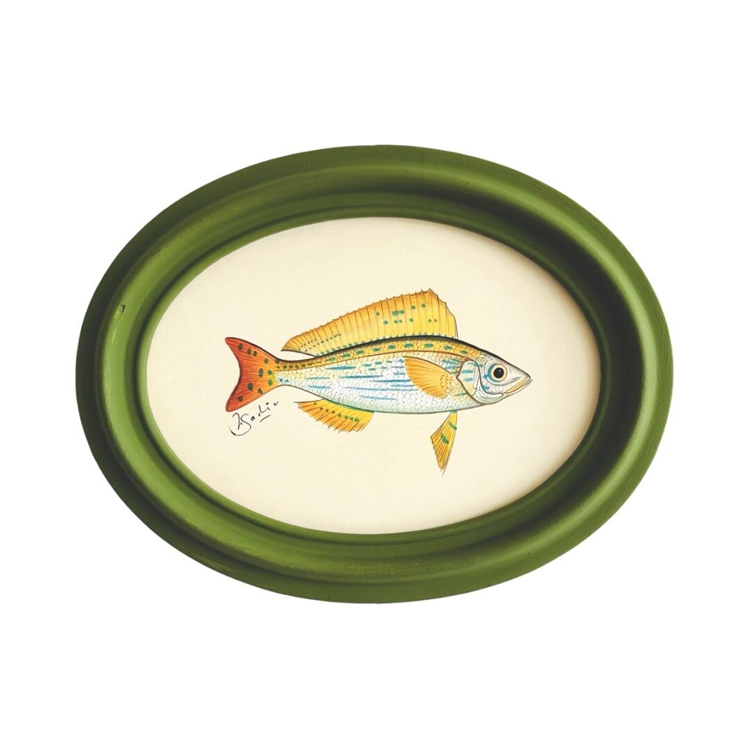 Hand-Painted Fish Painting, Zest