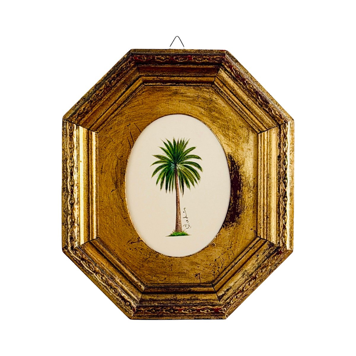 Hand-Painted Banana Palm Tree Painting