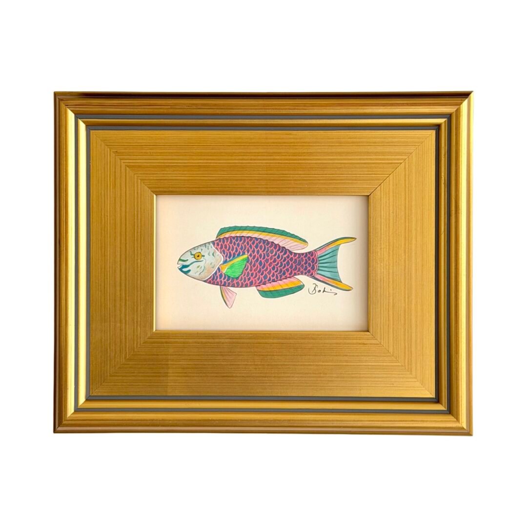 Hand-Painted Fish Painting, Taffy