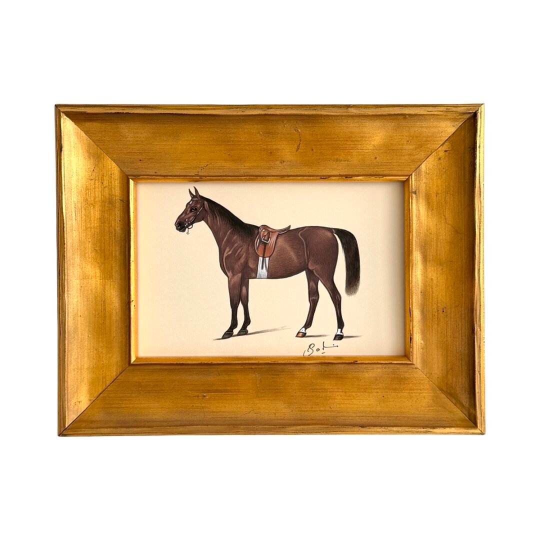 Hand-Painted Horse Painting, Winston